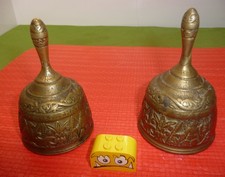 2 alte Messing Tisch Hand