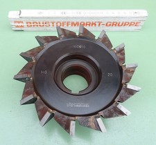 HM Winkelstirnfräser Winkelfräser 160x40 mm 50° Stirnfräser Austeckfräser Fräser