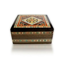 Schmuckkasten Holz Kästchen