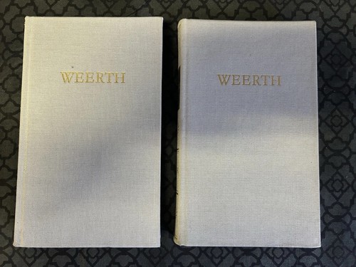 Weerths werke volume set - 2-volume,