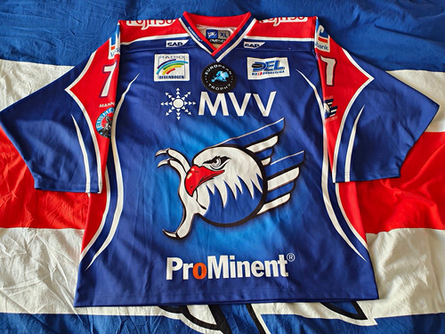 Del eishockey trikot - eishockey, #77