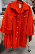 Mantel Jacke  Boucle