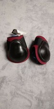 Eskardon Streichkappen Neopren mit Klettverschluß Größe Pony rot schwarz