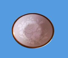 PORZELLAN - KLEINES TELLER - 8,5 cm - OCA KRONACH BAVARIA - BLUMEN - GOLDRAND