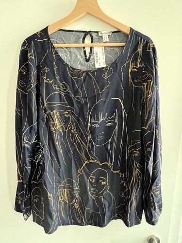 Bluse alba moda marine - bluse, "alba