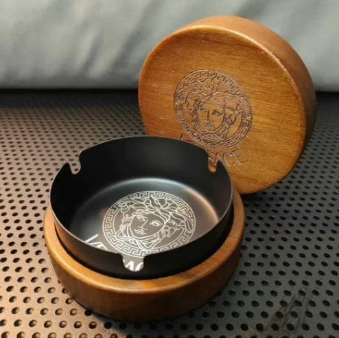 Versace holz aschenbecher - versace,