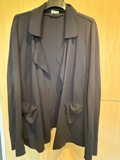 damen blazer 44, MAC, sportlich, ohne Knöpfe, dunkelblau, Shirtstoff