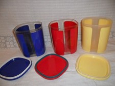 Tupperware Skyline 3x 1,5L rot gelb blau