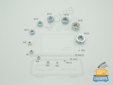 10-2000 Stck Sechskantmuttern