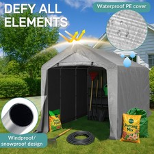 8x12 ft Storage Shed Shelter