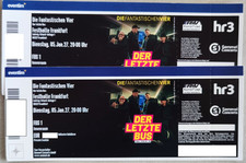 2 Tickets  DIE FANTASTISCHEN VIER     (Fanta 4)      Frankfurt   5.1.2027   FOS1