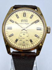 BWC Courage Incabloc - Swiss - Herren Armbanduhr - Ref 854010 - kleine Sekunde