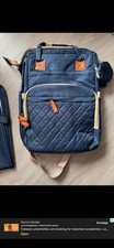 Wickelrucksack mit Wickelunterlage, Baby Wickeltasche, Multifunktional