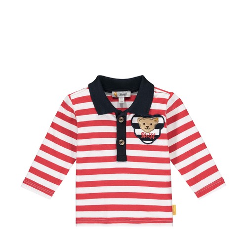 Steiff poloshirt mit flausch - poloshirt,