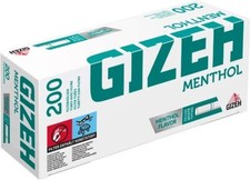 10.000 (50x200) GIZEH Menthol (Hülsen, Filterhülsen, Zigarettenhülsen)