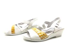 MEISI Damen Sandalen Gr. 40 Sandaletten Outdoorsandalen Komfortschuhe Weiß