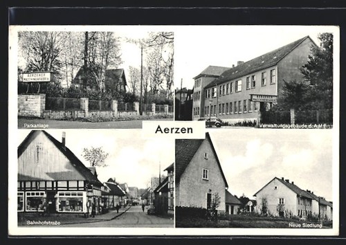 Aerzen bahnhofstraße - ak,