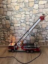 Großes Feuerwehrauto mit Fernsteuerung Spielzeugauto mit Licht und Sound Rot