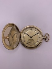 Alpina Taschenuhr Savonette Kal. 356 Uhr vergoldet 20 Mikrons Vintage