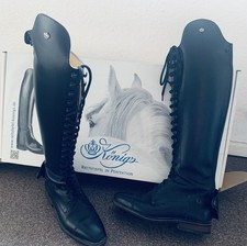 Königs Reitstiefel, Leder, Dressurstiefel, Größe 37, Wie Neu !