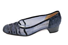 Brunella EUR 37,5 Damen Halbschuhe Slipper Ballerinas Mokassins blau