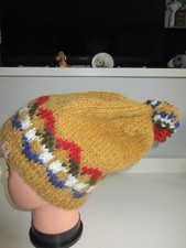 Damen (Herren?) Mütze für die kalte Jahreszeit aud Islandwolle (Alafoss Lopi)