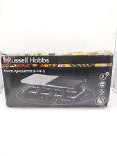 Russell Hobbs Multi 3 in 1 Raclette - Schwarz (26280-56) Grillstein #KT5467O-Ü