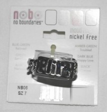 Silver chainlink mood ring - mood,