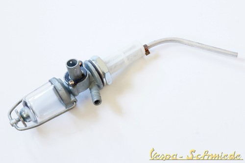 Vespa benzinhahn mit - mit, echtglas