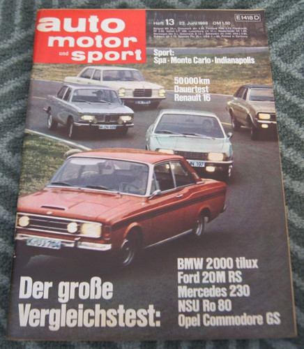 Ams opel commodore gs - 13/68,