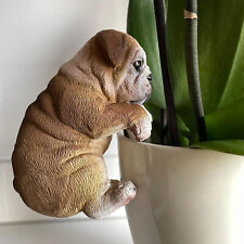 Hunde Figur Bulldogge hängend