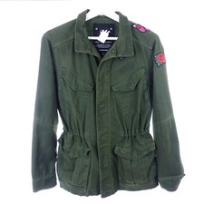 G-STAR Jacke Jacket Army Rovic Field Khaki Flower Rose Geblümt Gr. XS 34