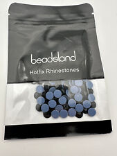 beadsland 144 Stück Strasssteine Hotfix Basteln Kleidung Schwarz SS40 8,3-8,6mm
