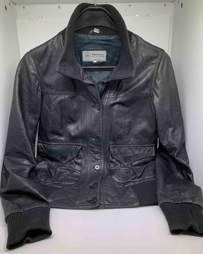 Lederjacke schwarz florenz - schwarz,