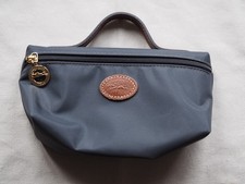 Longchamp Etui, Mäppchen, steingrau. Le Pliage Kosmetiktasche, neu