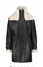 ECHT LEDER JACKE MANTEL PARKA