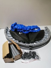 Relaxdays Fitness-Trampolin, faltbar, für drinnen, bis 100 kg, H x B x T 22 x 95