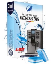 3in1 Entkalker Tabs │ Entkalkungstabletten Kompatibel mit allen Maschinen