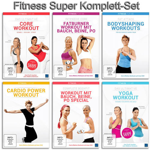 Dvd fitness set - dvd, core