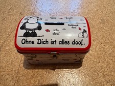 Sheepworld Spardose Truhe - "Ohne Dich ist alles doof."