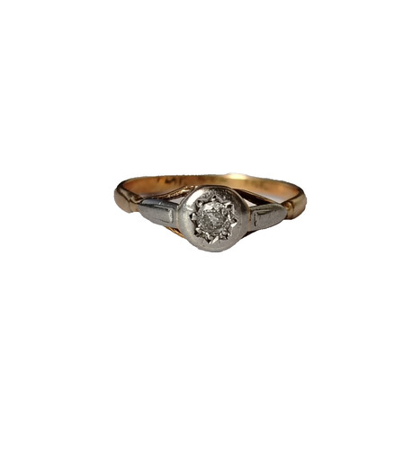 Vintage art deco 18kt gold - art,