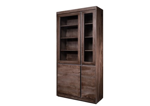 Vitrine holzschrank fenster - vitrine,