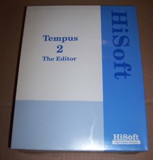 Atari 520 1040 St Ste Mega Tt Computer Software Hisoft Tempus 2 Editor Neu Box