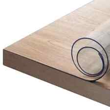 Tischdecke Wasserdicht Tischfolie Transparent Tischschutz aus PVC 1mm, 2mm