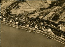 HE002-Ansichtskarte Assmannshausen Rüdesheim am Rhein Binger Loch Weltkulturerbe