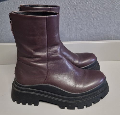 Zara damen boots echtleder - zara,