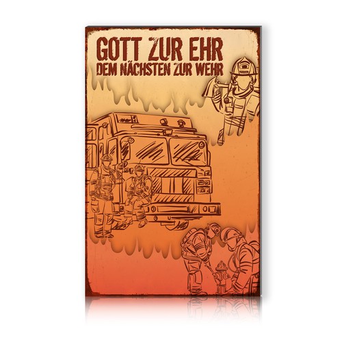 Alu schild retro - schild, 30x20cm