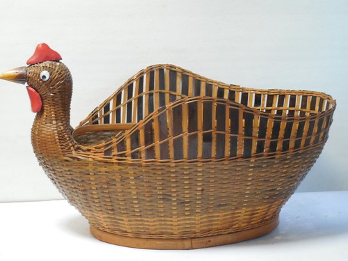 Vintage korb aus stroch - vintage,