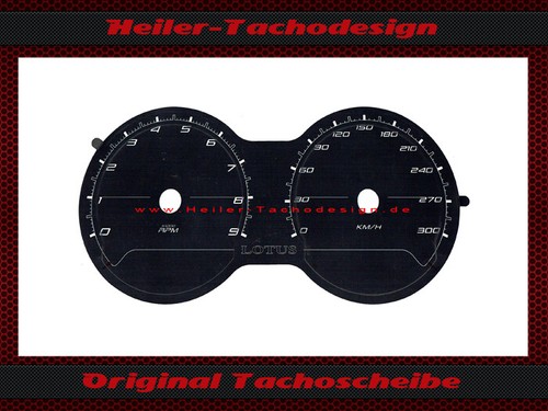 Tachoscheibe für lotus evora - für,
