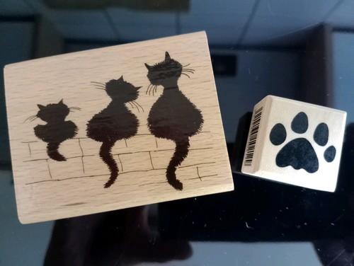 Stempel katzen und pfote wie - katzen,